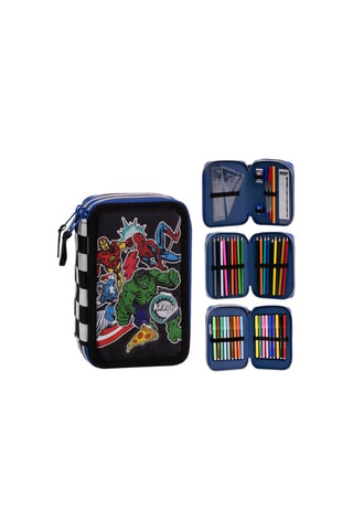 Astuccio completo Avengers Marvel - 44 pezzi - Nero