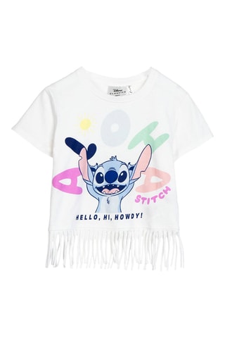 T-shirt Stitch Lilo et Stitch Disney - Blanc
