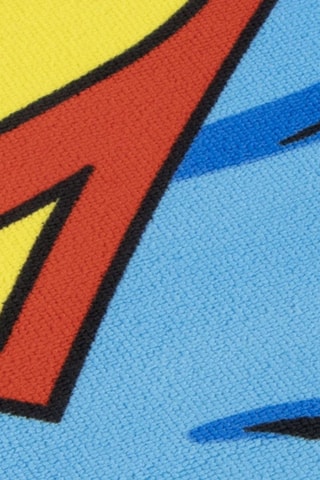 Telo doccia Superman Justice League DC Comics - 70 x 140 cm - Rosso e blu