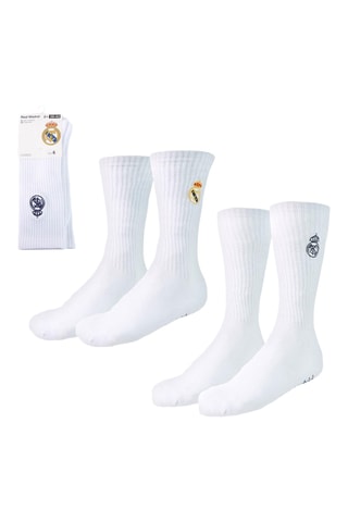 2 paia di calze Real Madrid - Bianco