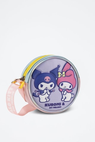 Borsa a tracolla Kuromi e My Melody Hello Kitty Sanrio - Malva - Viola