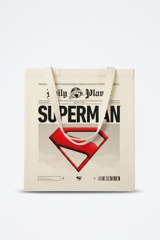 Tote bag Superman Justice League DC Comics - Beige
