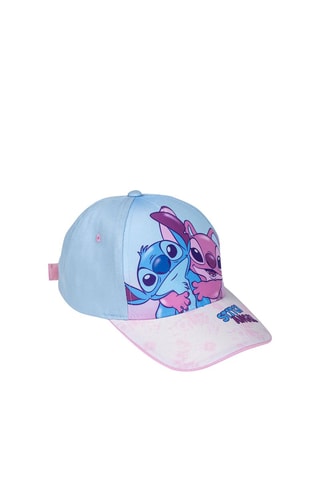 Cappellino Stitch e Angel Lilo e Stitch Disney - Rosa e azzurro - Blu e rosa