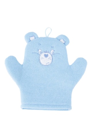 Guanto da bagno con orecchie Care Bears - Blu