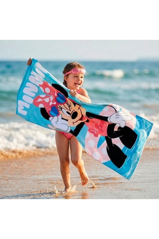Telo mare e occhialini Minni Disney - Blu