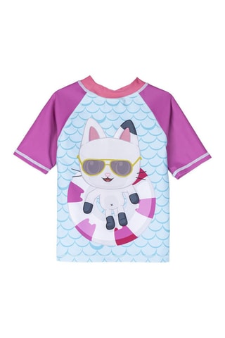 T-shirt Gabby et la Maison Magique - Violet et bleu - Bleu et violet