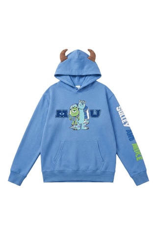 Felpa con cappuccio Monsters & Co. Disney Pixar - Blu