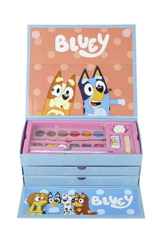 Valigetta per colorare Bluey e Bingo Bluey - 42 pezzi - Blu