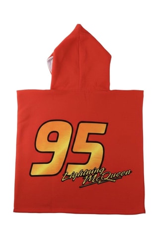 Poncho da bagno Saetta McQueen Cars Disney Pixar - Rosso