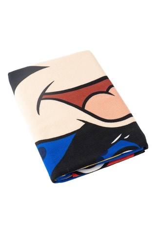 Telo doccia Topolino Disney - 70 x 140 cm - Nero e rosso