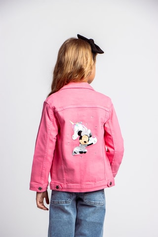 Giacca in jeans Minni Disney - Rosa