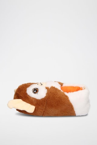 Babbucce con orecchie Gremlins - Marrone - Bianco, beige e marrone