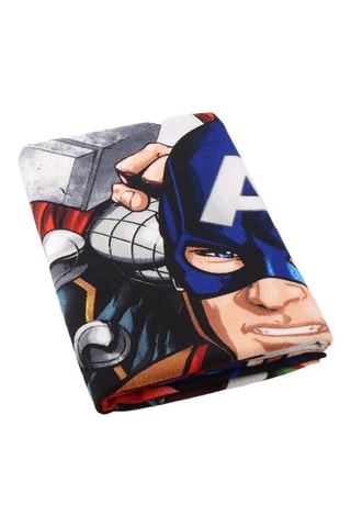 Telo doccia Avengers Marvel  - 70 x 140 cm - Rosso e blu