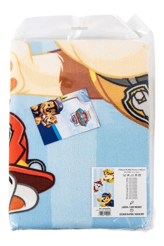 Telo mare Paw Patrol - 70 x 140 cm - Blu
