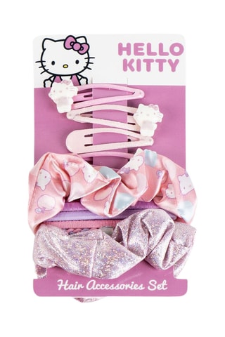 Trousse con accessori Hello Kitty Sanrio - 10 pezzi - Rosa