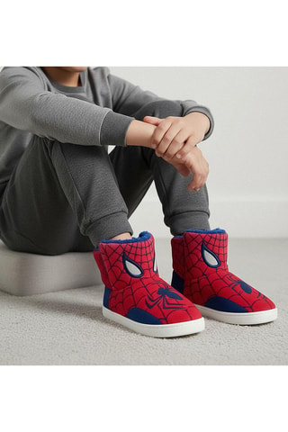 Pantofole alte Spiderman Avengers Marvel - Rosso - Rosso e blu