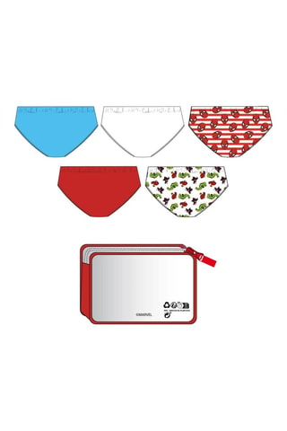5 slip Avengers Marvel - Multicolore