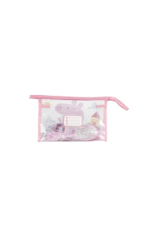 Trousse con accessori Peppa Pig - 2 pezzi - Arancione e rosa