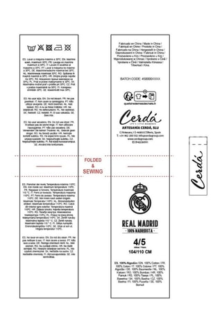 3 slip Real Madrid - Multicolore