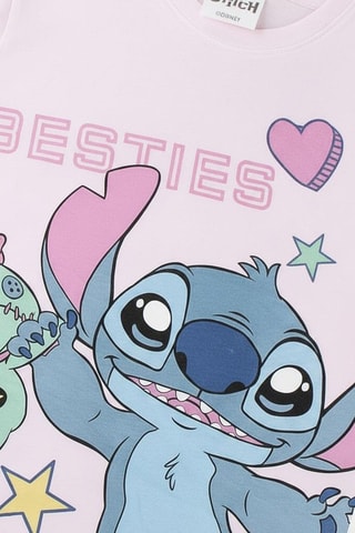 T-shirt Stitch Lilo e Stitch Disney - Blu e rosa