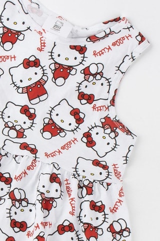 Abito Hello Kitty Sanrio - Bianco e rosso