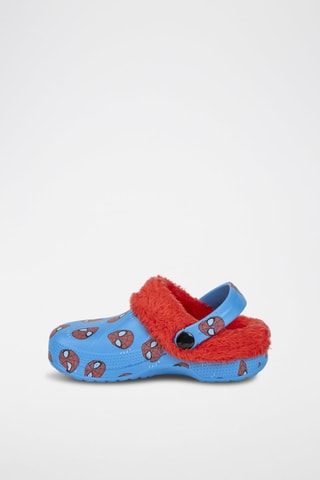 Sabot 2 in 1 in pelliccia di montone Spider-Man Avengers Marvel - Cobalto - Rosso e blu