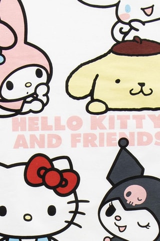 Pigiama Hello Kitty Sanrio - Bianco e rosa