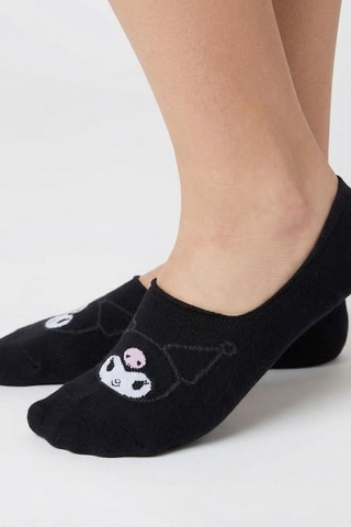 2 paia di calzini Hello Kitty e Kuromi Hello Kitty Sanrio - Nero e rosa