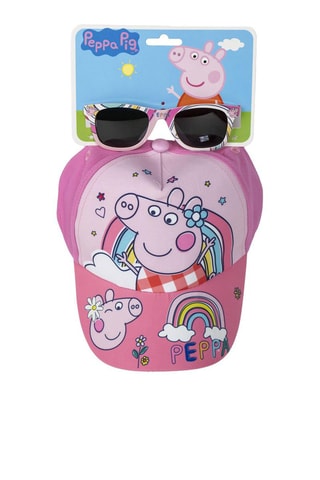 Cappellino e occhiali da sole kids Peppa Pig - Categoria 3 - Rosa