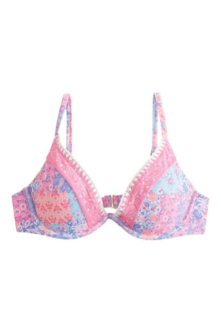 Bikinitop met Cups - Roze