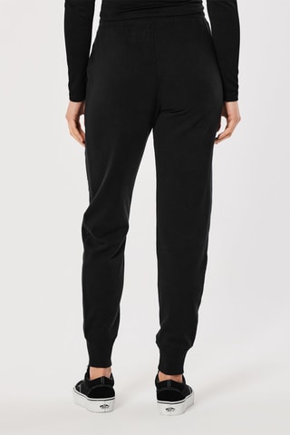 Jogging polaire taille haute - Noir