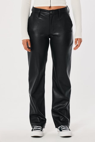 Broek Hoge Taille - Zwart