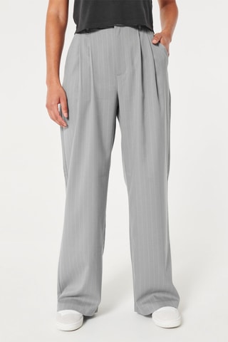 Broek Wide Legs - Grijs