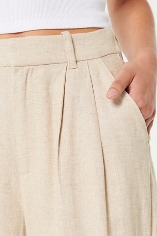 Linnen Broek Wide Legs - Ecru