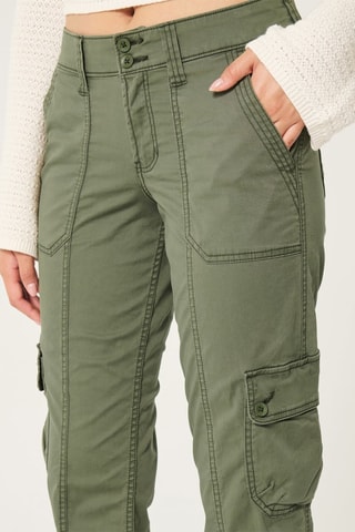 Pantalon bootcut - Vert olive