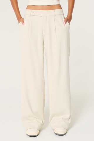 Broek Wide Legs - Ecru