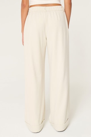 Broek Wide Legs - Ecru