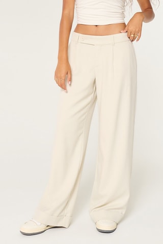Broek Wide Legs - Ecru