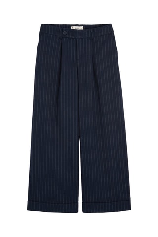 Broek Wide Legs - Marineblauw
