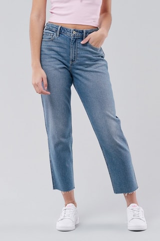 Jean mom taille haute - Bleu clair