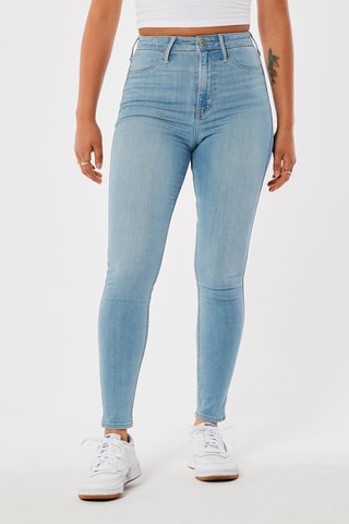Jean taille haute - Bleu clair