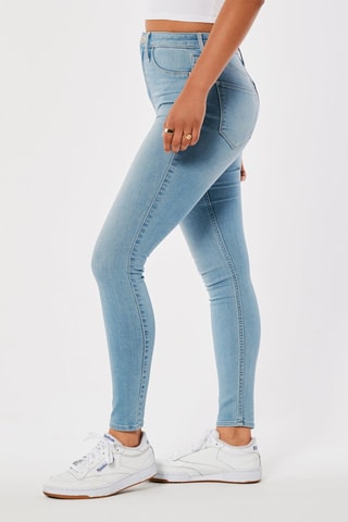 Jean taille haute - Bleu clair