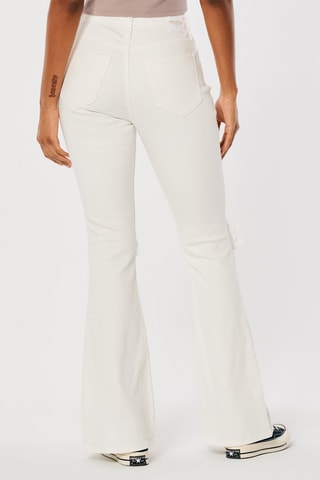 Jeans Flare Cut - Ecru