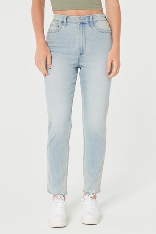 Jeans mom fit - Hemelsblauw