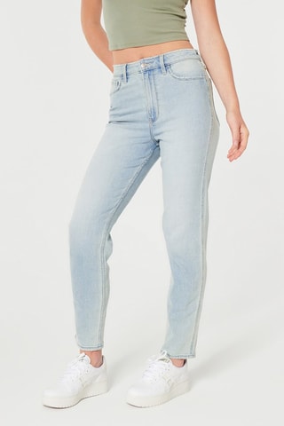Jeans mom fit - Hemelsblauw