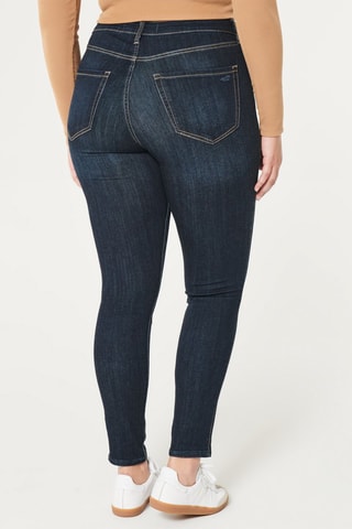 Jeans Hoge Taille - Donkerblauw