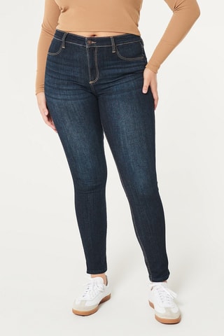 Jeans Hoge Taille - Donkerblauw