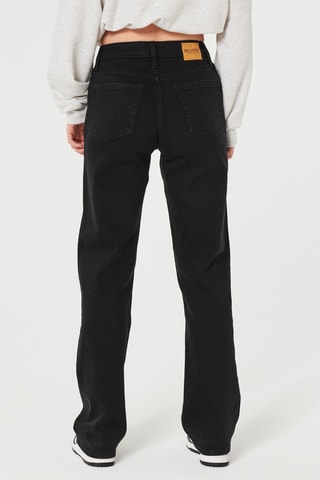 Jeans Dad Hoge Taille - Zwart