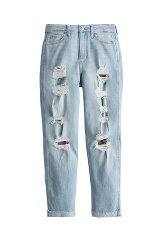 Jeans mom fit - Hemelsblauw