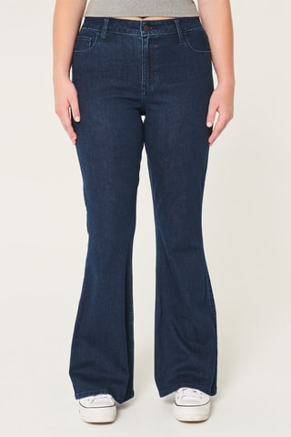 Jeans Flare Cut - Nachtblauw